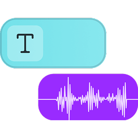 Text and voice icon